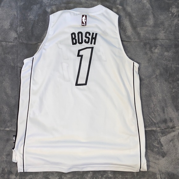 Miami Heat Chris Bosh White Out Jersey - Picture 2 of 6